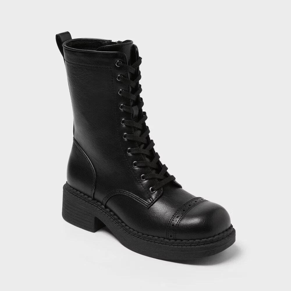 Helga Boots with Memory Foam Insole - Wild Fable - Black - Women's 7.5